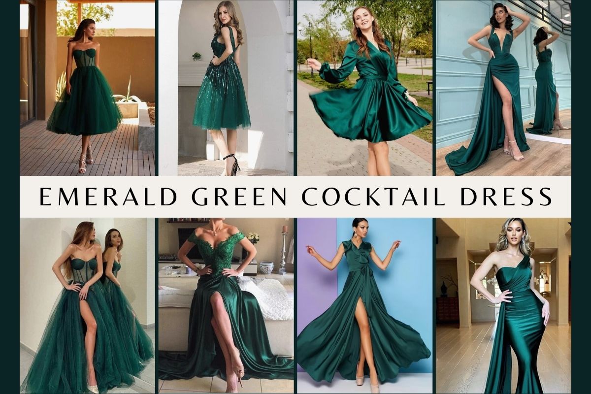 Emerald Green Cocktail Dress: Full Of Elegance And Style