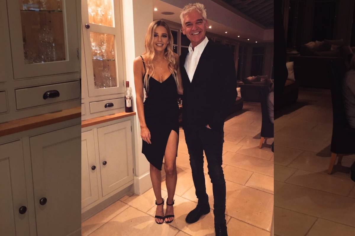 Ruby Lowe with father phillip schofield