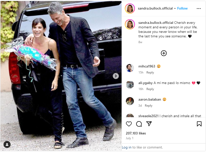 Bryan Randall & Sandra Bullock